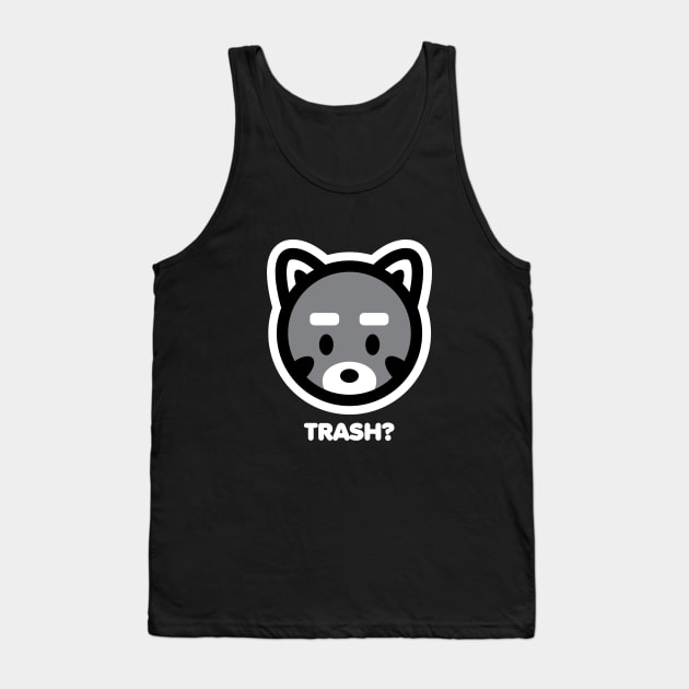 Raccoon Trash Panda Animal Lover Cute Mammal Paws Adorable Bambu Brand Tank Top by Bambu